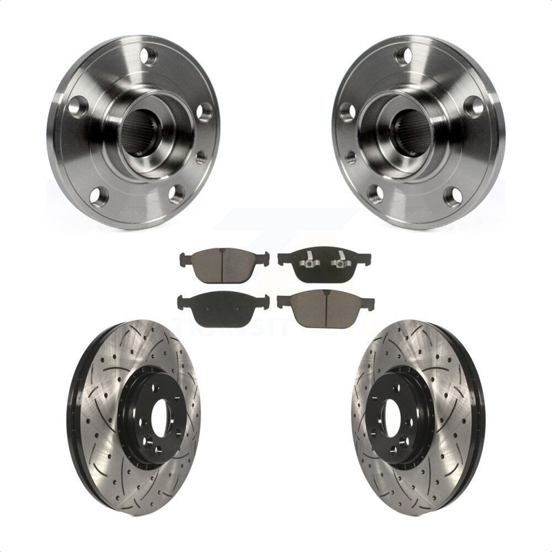 Transit Auto KBB-120301 Wheel Bearing and Hub Assembly for 2010-2015 Volvo XC60 - Front product image