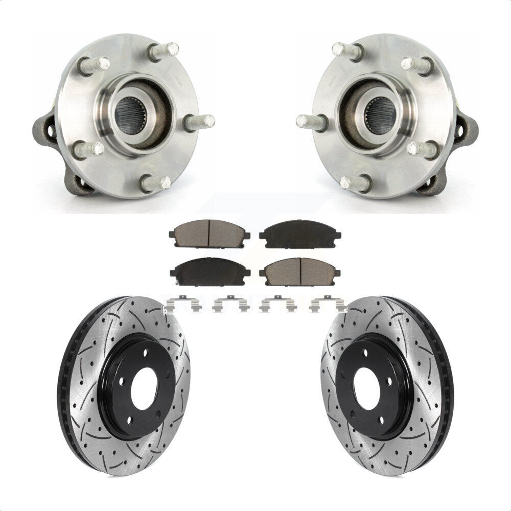 Transit Auto KBB-120304 Wheel Bearing and Hub Assembly for 2004-2009 Nissan Quest - Front product image