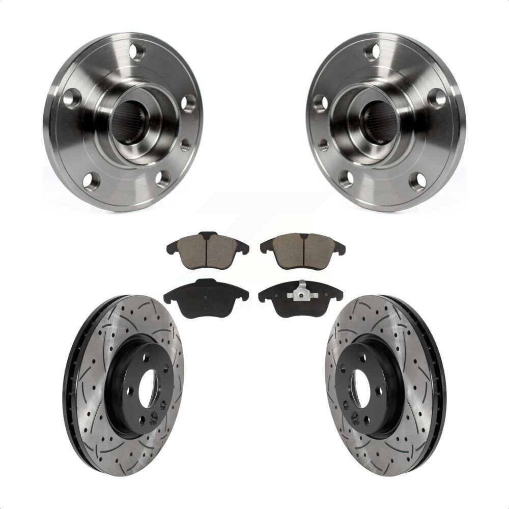 Transit Auto KBB-120310 Wheel Bearing and Hub Assembly for 2007-2018 Volvo S60, Volvo S80, Volvo V60 & more - Front product image