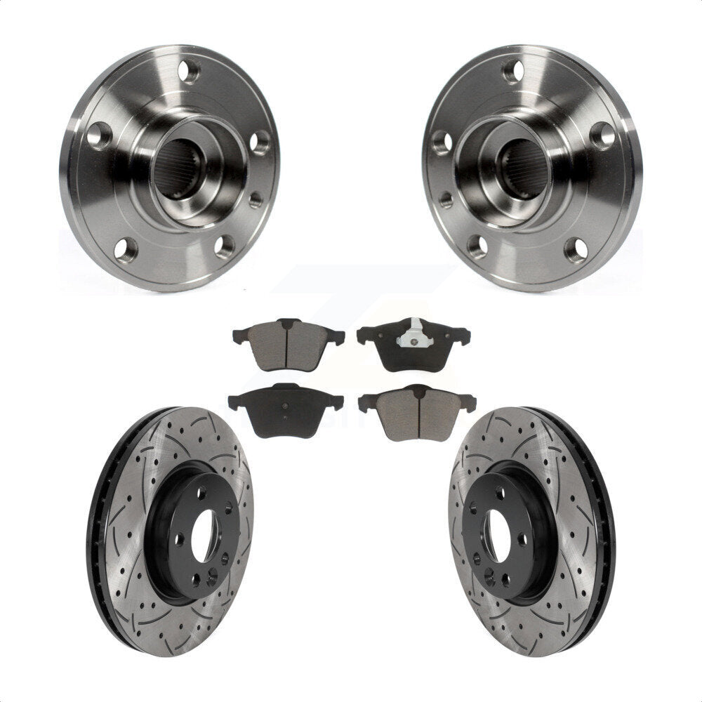 Transit Auto KBB-120311 Wheel Bearing and Hub Assembly for 2008 Volvo V70 - Front product image