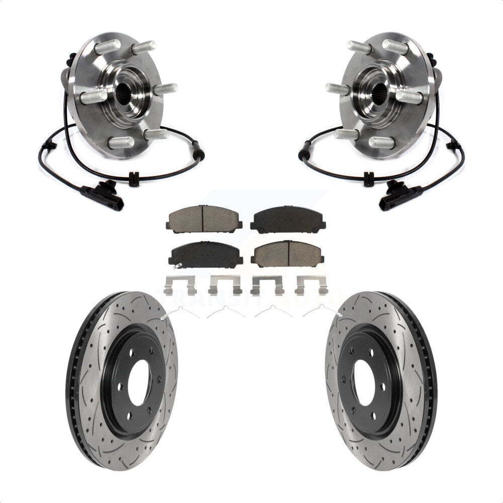 Transit Auto KBB-120312 Wheel Bearing and Hub Assembly for 2011-2024 INFINITI QX80, Nissan Armada, INFINITI QX56 - Front product image