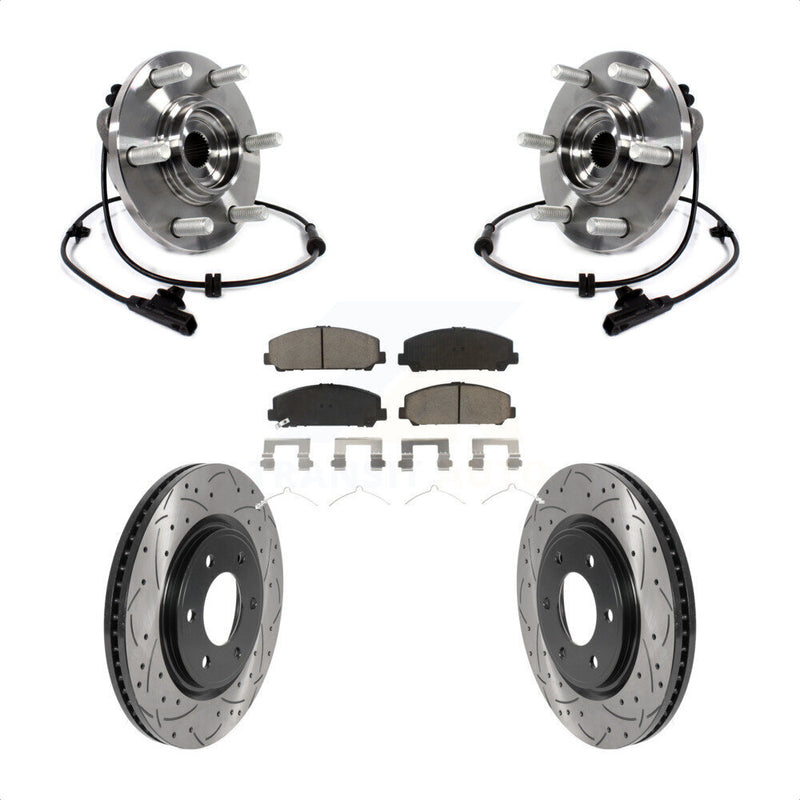 Transit Auto KBB-120312 Wheel Bearing and Hub Assembly for 2011-2024 INFINITI QX80, Nissan Armada, INFINITI QX56 - Front product image