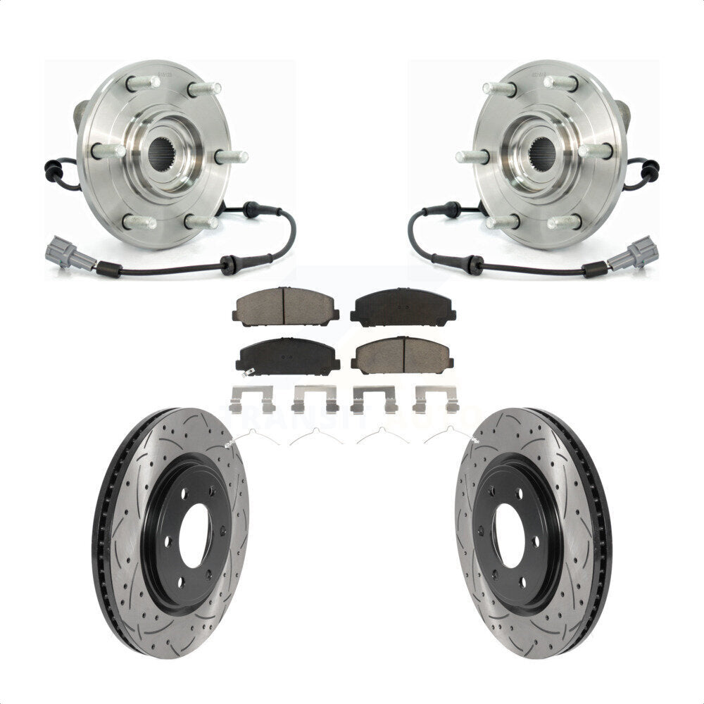 Transit Auto KBB-120313 Wheel Bearing and Hub Assembly for 2008-2012 Nissan Armada, Nissan TITAN, INFINITI QX56 - Front product image