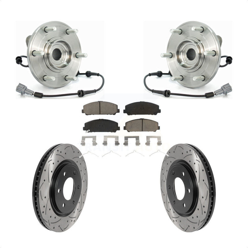Transit Auto KBB-120313 Wheel Bearing and Hub Assembly for 2008-2012 Nissan Armada, Nissan TITAN, INFINITI QX56 - Front product image
