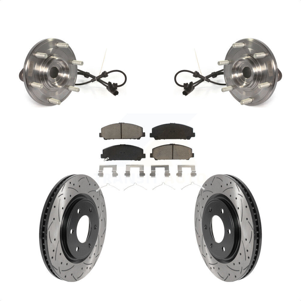 Transit Auto KBB-120314 Wheel Bearing and Hub Assembly for 2012-2015 Nissan Armada, Nissan TITAN - Front product image