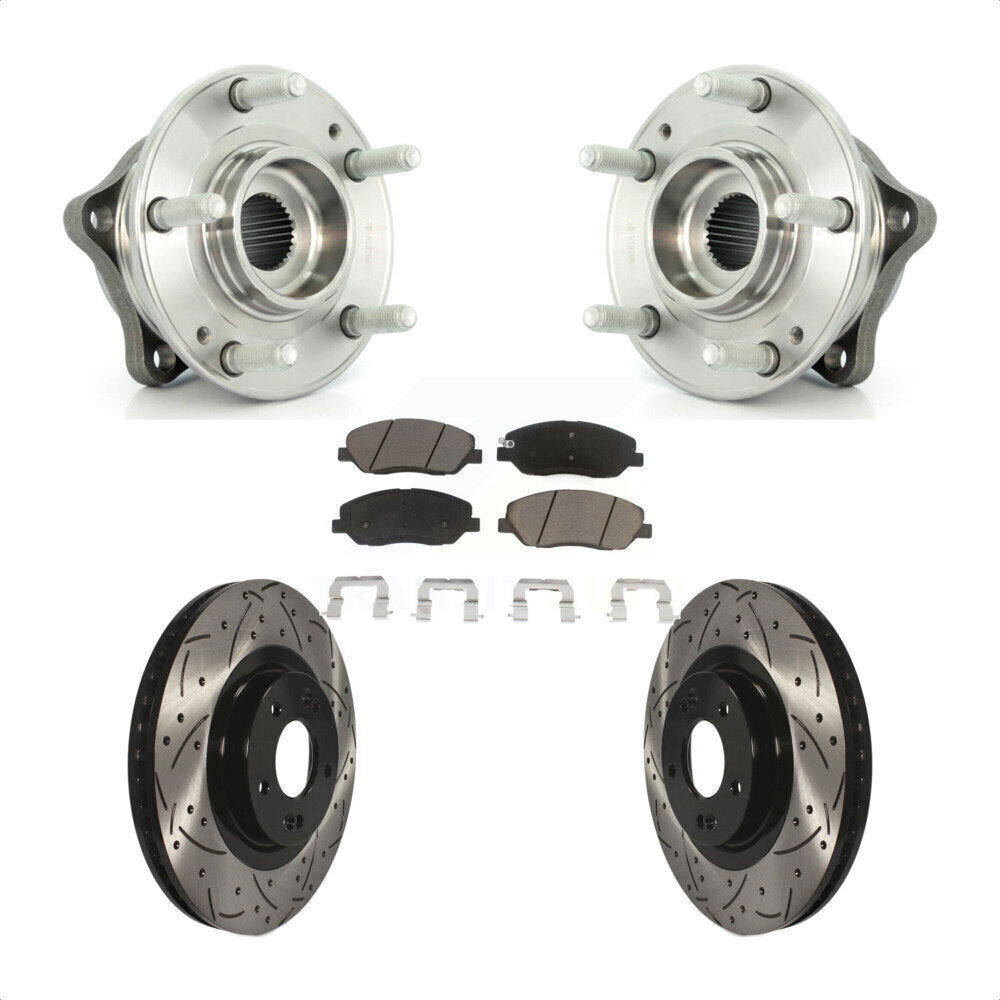 Transit Auto KBB-120316 Wheel Bearing and Hub Assembly for 2013-2015 Hyundai Santa Fe, Hyundai Santa Fe XL - Front product image