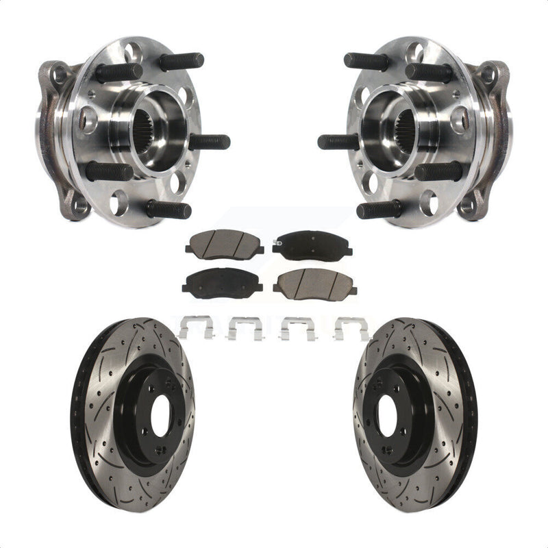 Transit Auto KBB-120318 Wheel Bearing and Hub Assembly for 2015-2016 Hyundai Santa Fe XL, Hyundai Santa Fe - Front product image
