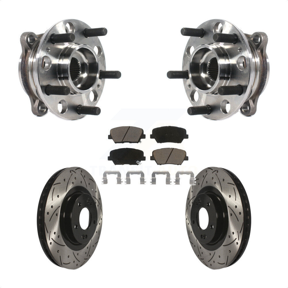 Transit Auto KBB-120319 Wheel Bearing and Hub Assembly for 2016-2020 Hyundai Santa Fe Sport, Kia Sorento - Front product image