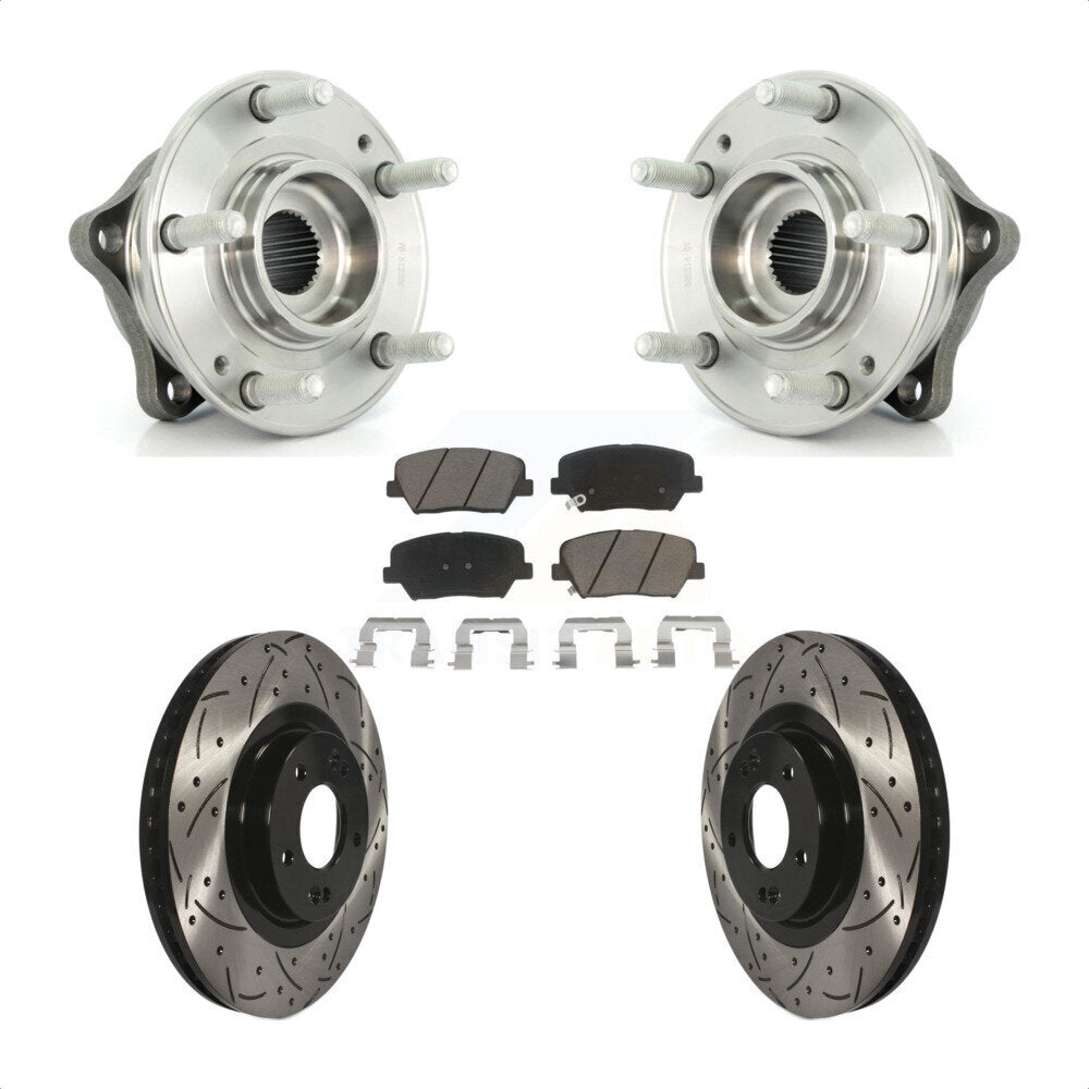 Transit Auto KBB-120321 Wheel Bearing and Hub Assembly for 2013-2015 Kia Sorento, Hyundai Santa Fe Sport - Front product image