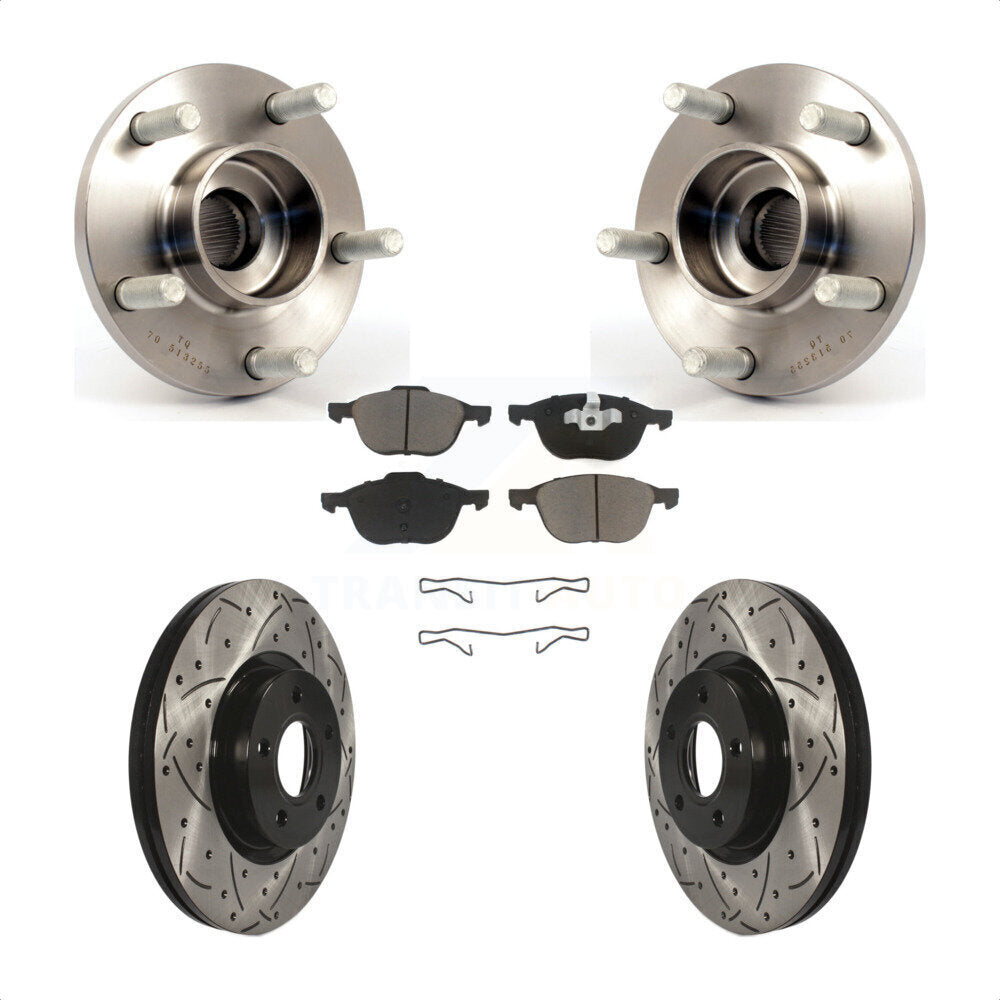Transit Auto KBB-120322 Wheel Bearing and Hub Assembly for 2004-2013 Volvo C30, Volvo C70, Volvo S40 & more - Front product image