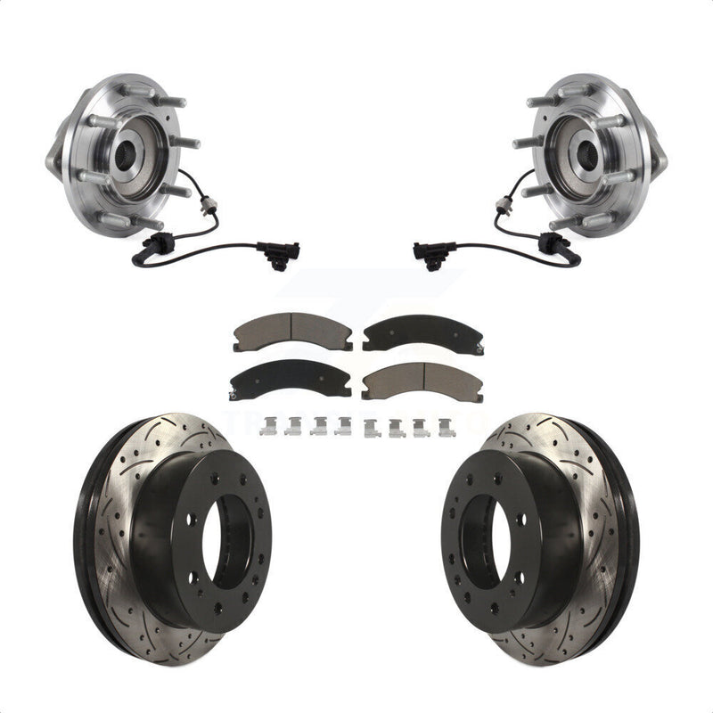Transit Auto KBB-120323 Wheel Bearing and Hub Assembly for 2011-2019 Chevrolet Silverado 3500 HD, GMC Sierra 3500 HD - Front product image