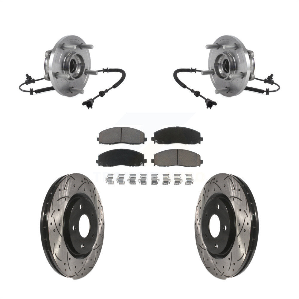 Transit Auto KBB-120336 Wheel Bearing and Hub Assembly for 2017-2024 Chrysler Pacifica, Chrysler Grand Caravan, Chrysler Voyager - Front product image