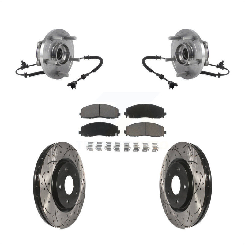 Transit Auto KBB-120336 Wheel Bearing and Hub Assembly for 2017-2024 Chrysler Pacifica, Chrysler Grand Caravan, Chrysler Voyager - Front product image