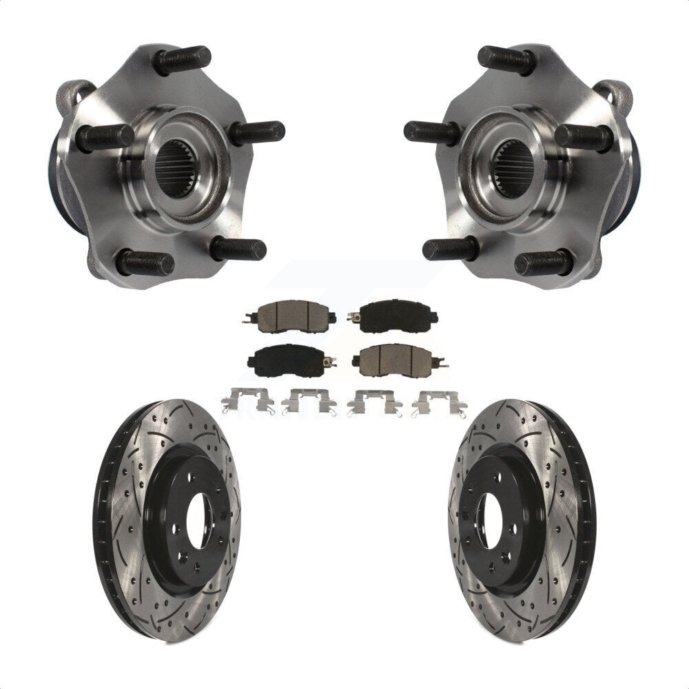Transit Auto KBB-120341 Wheel Bearing and Hub Assembly for 2014-2017 Nissan LEAF - Front product image