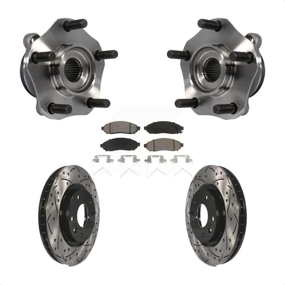 Transit Auto KBB-120342 Wheel Bearing and Hub Assembly for 2015 Nissan LEAF - Front product image