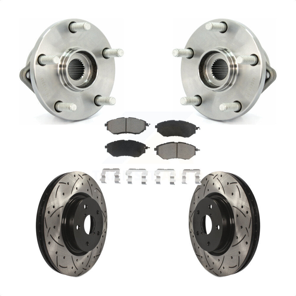 Transit Auto KBB-120344 Wheel Bearing and Hub Assembly for 2008-2014 Subaru Tribeca - Front product image