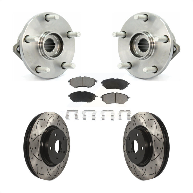 Transit Auto KBB-120344 Wheel Bearing and Hub Assembly for 2008-2014 Subaru Tribeca - Front product image