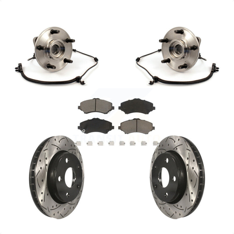 Transit Auto KBB-120346 Wheel Bearing and Hub Assembly for 2007-2010 Jeep Wrangler - Front product image