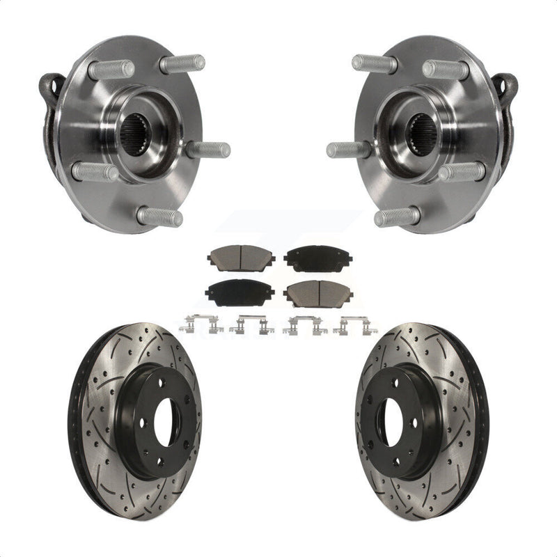Transit Auto KBB-120348 Wheel Bearing and Hub Assembly for 2014-2021 Mazda CX-3, Mazda 3, Mazda 3 Sport - Front product image