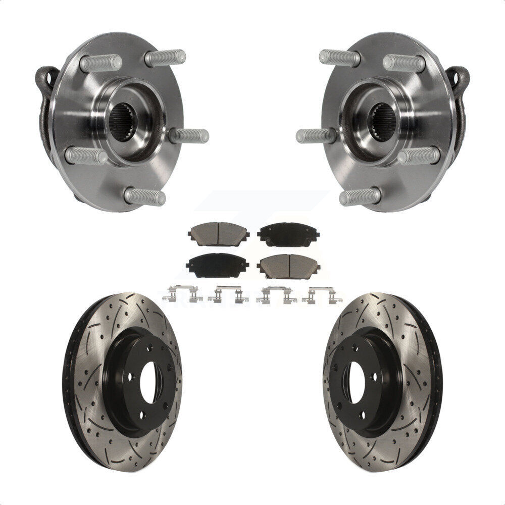 Transit Auto KBB-120349 Wheel Bearing and Hub Assembly for 2014-2021 Mazda CX-3, Mazda 3, Mazda 3 Sport - Front product image