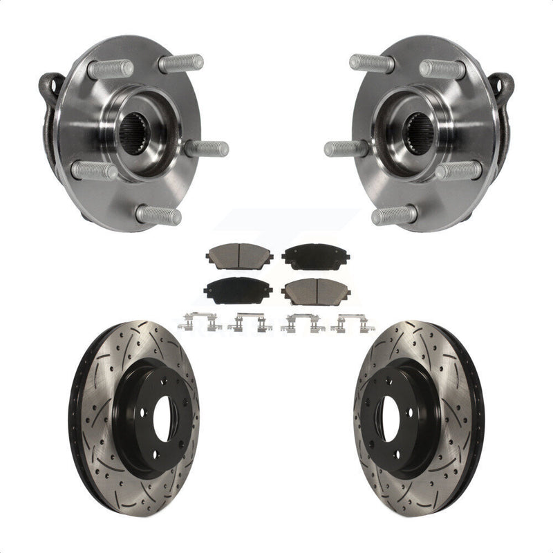 Transit Auto KBB-120349 Wheel Bearing and Hub Assembly for 2014-2021 Mazda CX-3, Mazda 3, Mazda 3 Sport - Front product image