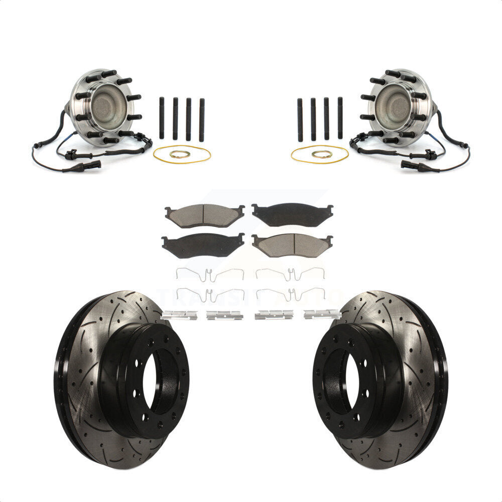 Transit Auto KBB-120362 Wheel Bearing and Hub Assembly for 2005-2010 Ford F-450 Super Duty, Ford F-550 Super Duty - Front product image
