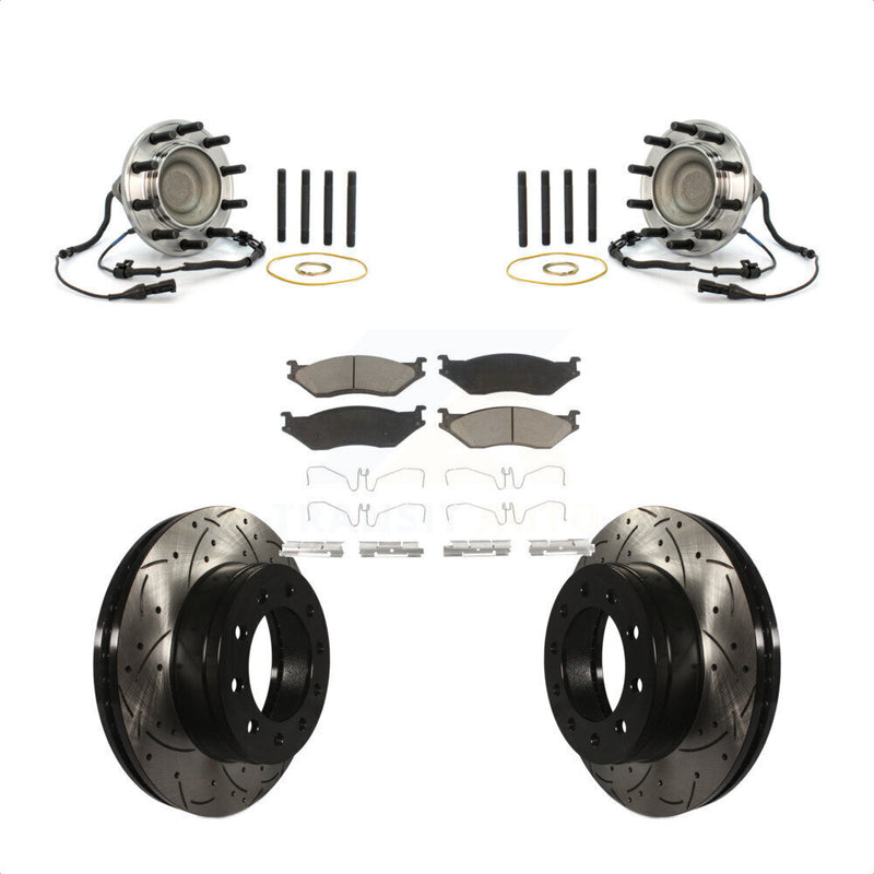 Transit Auto KBB-120362 Wheel Bearing and Hub Assembly for 2005-2010 Ford F-450 Super Duty, Ford F-550 Super Duty - Front product image