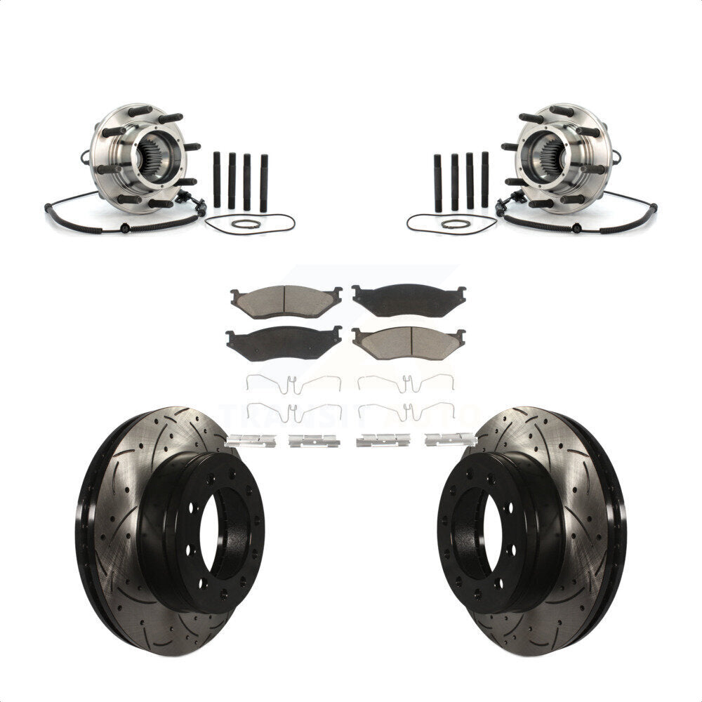 Transit Auto KBB-120363 Wheel Bearing and Hub Assembly for 2010 Ford F-550 Super Duty - Front product image
