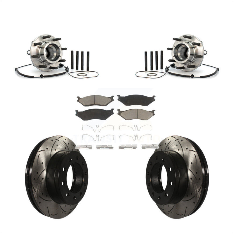 Transit Auto KBB-120363 Wheel Bearing and Hub Assembly for 2010 Ford F-550 Super Duty - Front product image