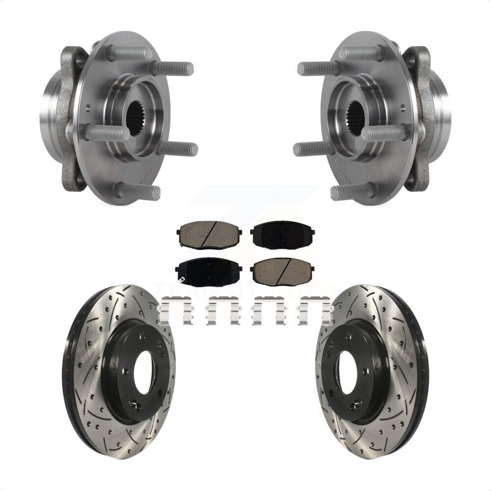 Transit Auto KBB-120371 Wheel Bearing and Hub Assembly for 2018-2023 Kia Forte, Kia Forte5, Hyundai Elantra GT - Front product image