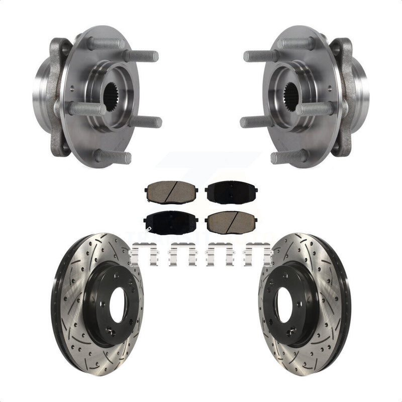 Transit Auto KBB-120371 Wheel Bearing and Hub Assembly for 2018-2023 Kia Forte, Kia Forte5, Hyundai Elantra GT - Front product image