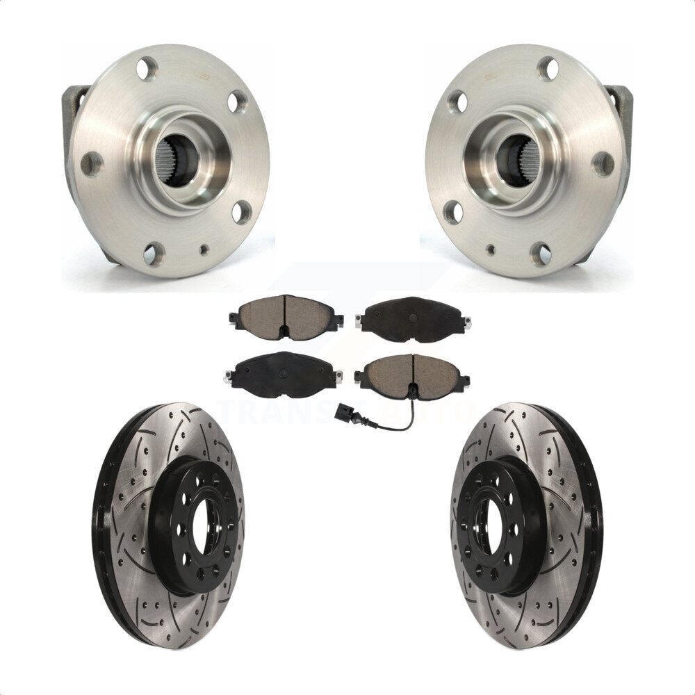 Transit Auto KBB-120381 Wheel Bearing and Hub Assembly for 2015-2020 Volkswagen Golf, Volkswagen e-Golf, Volkswagen Golf SportWagen - Front product image