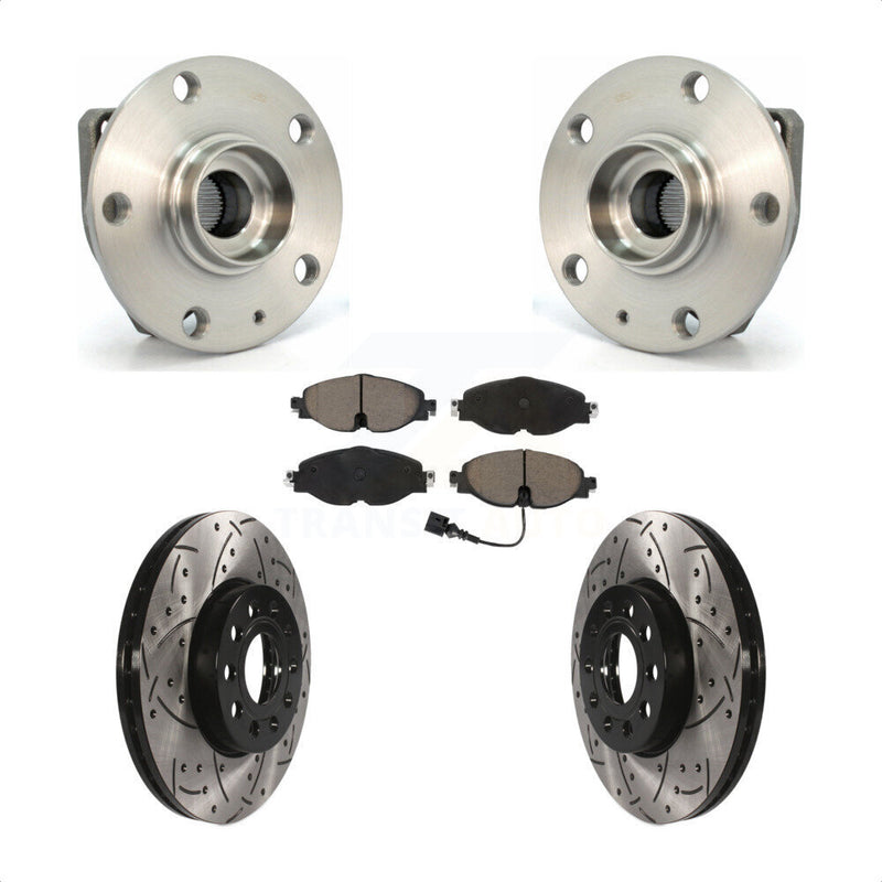 Transit Auto KBB-120381 Wheel Bearing and Hub Assembly for 2015-2020 Volkswagen Golf, Volkswagen e-Golf, Volkswagen Golf SportWagen - Front product image