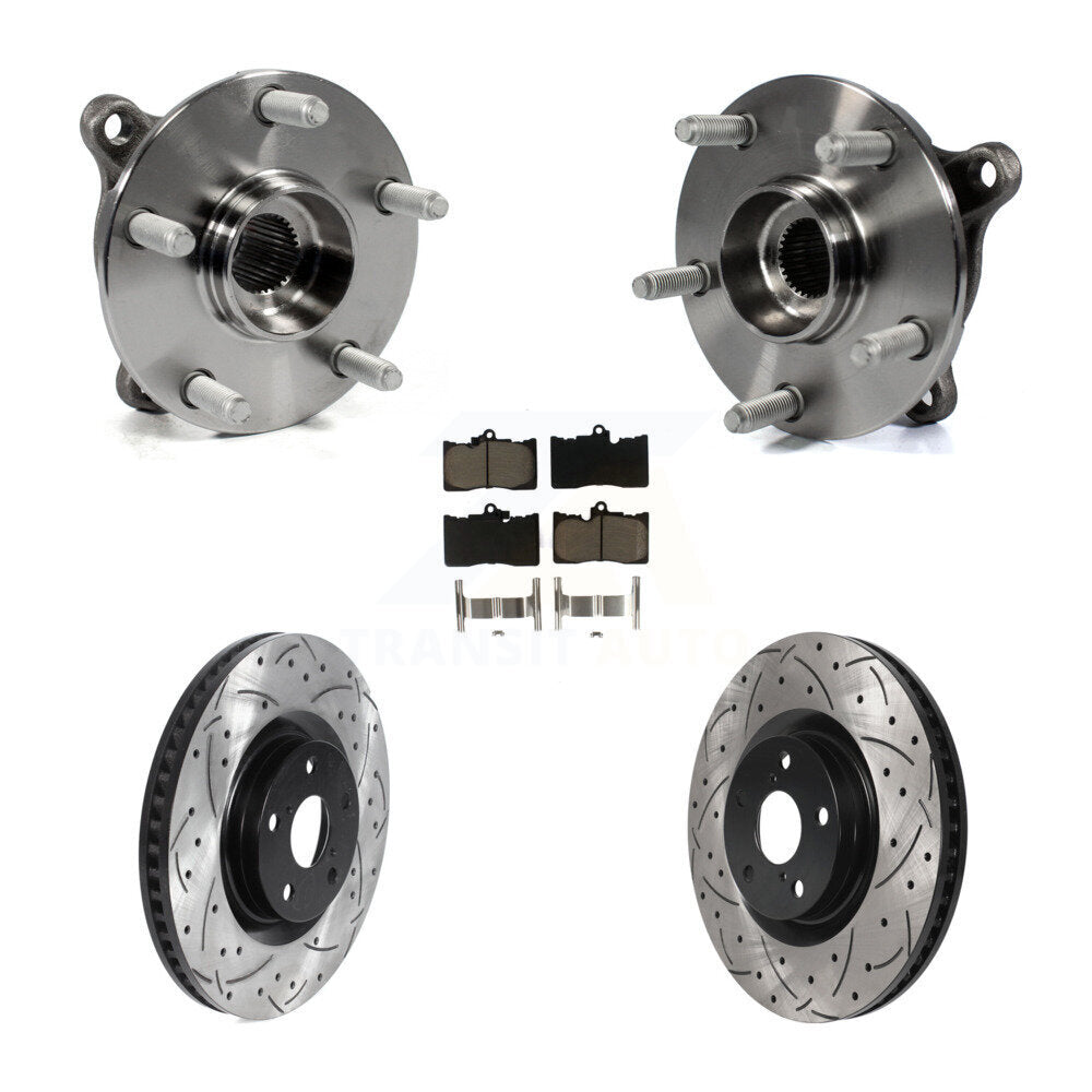 Transit Auto KBB-120396 Wheel Bearing and Hub Assembly for 2007-2022 Lexus RC300, Lexus RC350, Lexus IS300 & more - Front product image