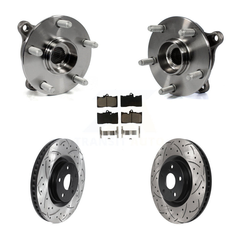 Transit Auto KBB-120396 Wheel Bearing and Hub Assembly for 2007-2022 Lexus RC300, Lexus RC350, Lexus IS300 & more - Front product image