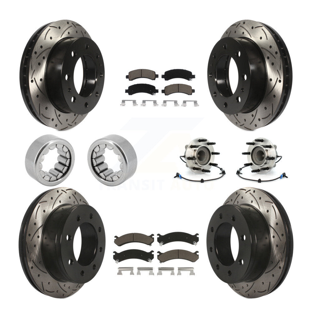 Transit Auto KBB-120446 Wheel Bearing and Hub Assembly for 2007-2016 Chevrolet Express 2500, GMC Savana 2500 - Front and Rear product image