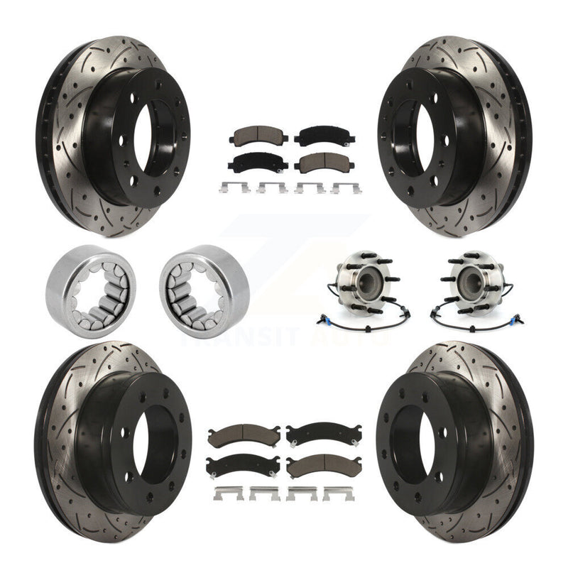 Transit Auto KBB-120446 Wheel Bearing and Hub Assembly for 2007-2016 Chevrolet Express 2500, GMC Savana 2500 - Front and Rear product image