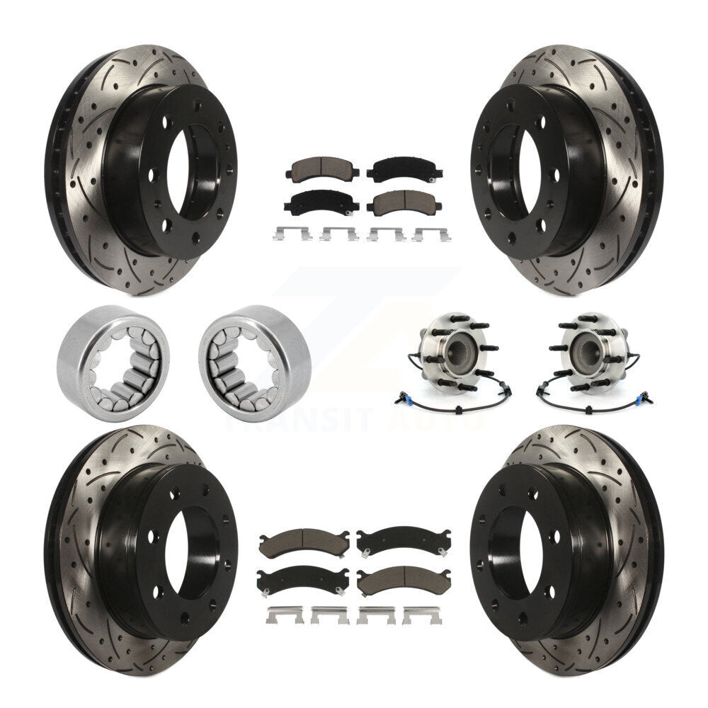 Transit Auto KBB-120448 Wheel Bearing and Hub Assembly for 2011-2016 Chevrolet Express 2500, GMC Savana 2500 - Front and Rear product image