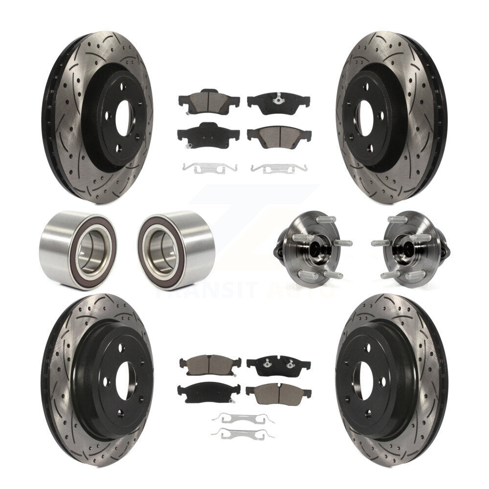 Transit Auto KBB-120468 Wheel Bearing and Hub Assembly for 2022 Jeep Grand Cherokee WK - Front and Rear product image