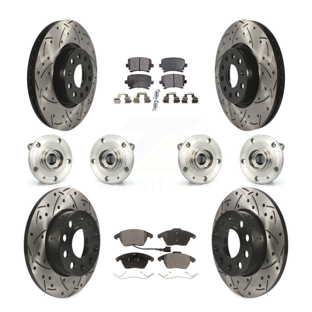 Transit Auto KBB-120474 Wheel Bearing and Hub Assembly for 2008 Audi A3 Quattro - Front and Rear product image