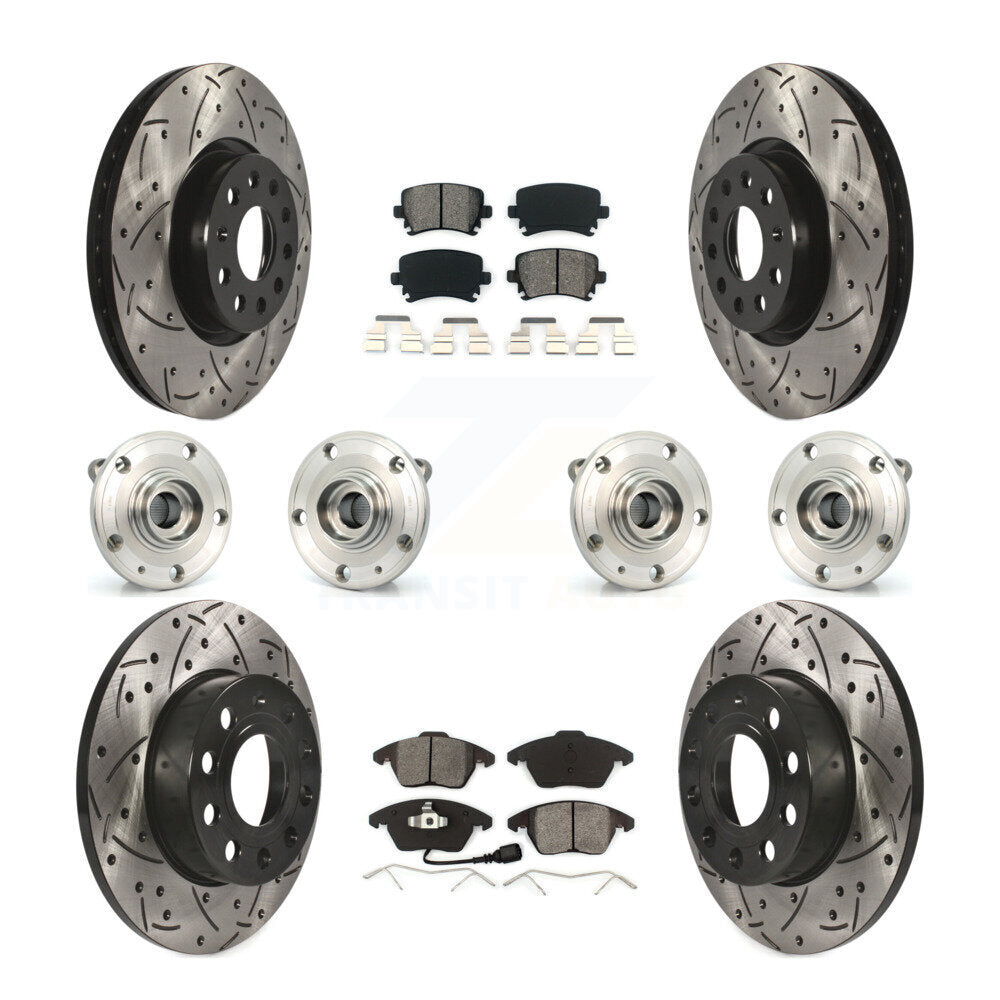 Transit Auto KBB-120485 Wheel Bearing and Hub Assembly for 2008 Audi A3 Quattro - Front and Rear product image