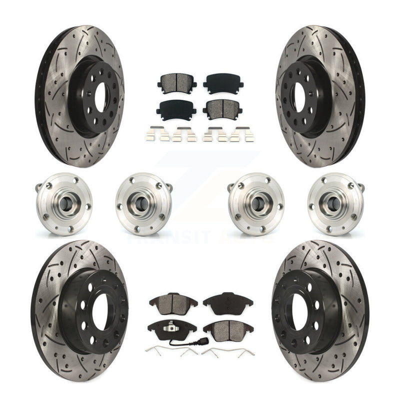 Transit Auto KBB-120485 Wheel Bearing and Hub Assembly for 2008 Audi A3 Quattro - Front and Rear product image