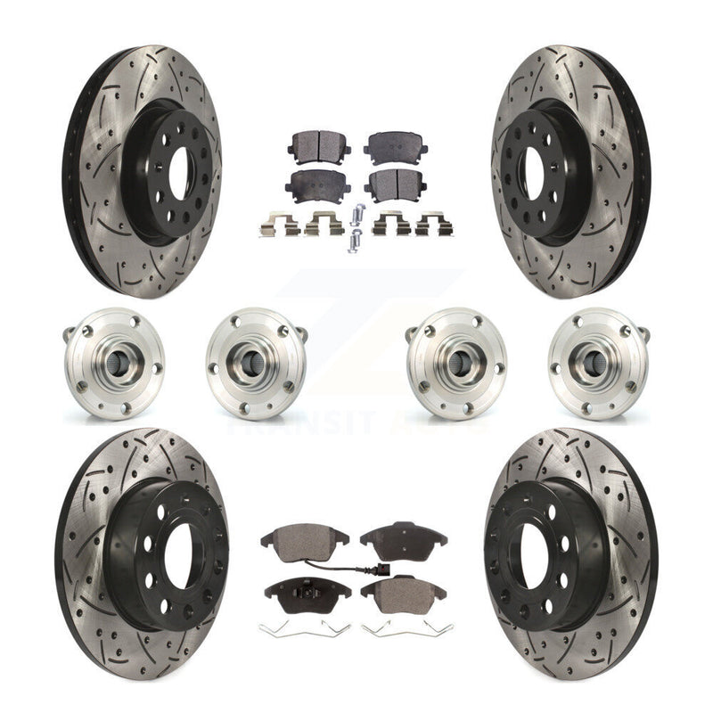 Transit Auto KBB-120496 Wheel Bearing and Hub Assembly for 2008 Audi A3 Quattro - Front and Rear product image