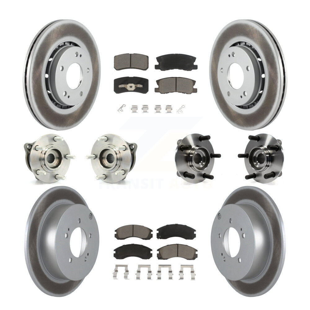 Transit Auto KBB-120756 Wheel Bearing and Hub Assembly for 2010-2011 Mitsubishi Lancer - Front and Rear product image