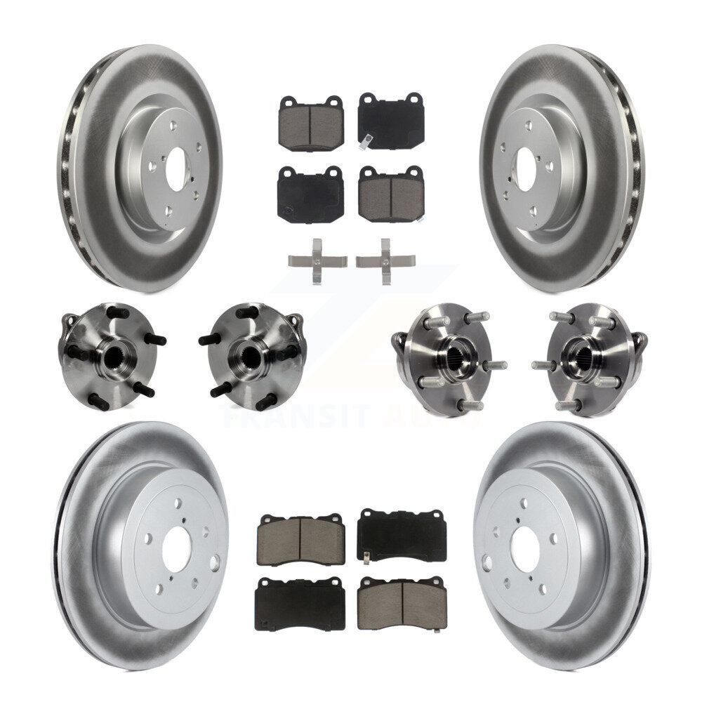 Transit Auto KBB-120795 Wheel Bearing and Hub Assembly for 2008-2017 Subaru WRX STI, Subaru Impreza - Front and Rear product image