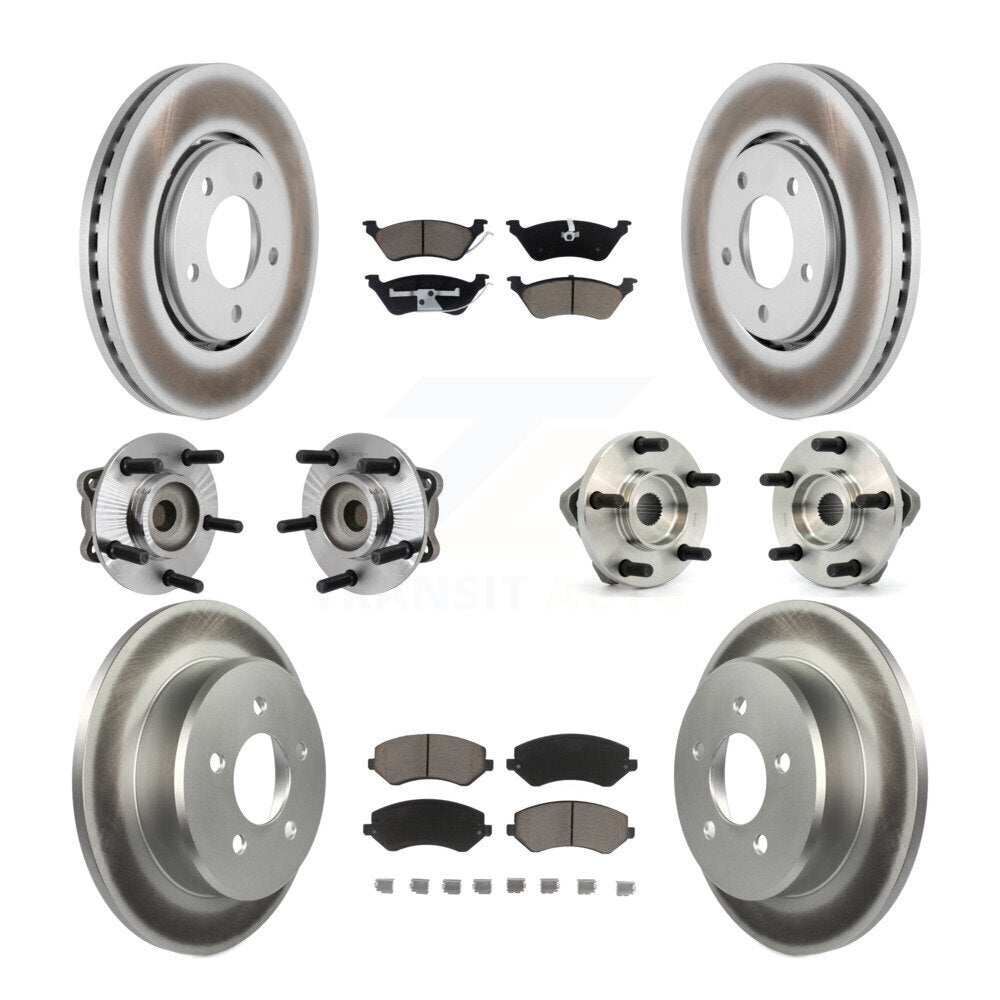 Transit Auto KBB-120813 Wheel Bearing and Hub Assembly for 2001-2007 Dodge Caravan, Dodge Grand Caravan, Chrysler Town & Country - Front and Rear product image