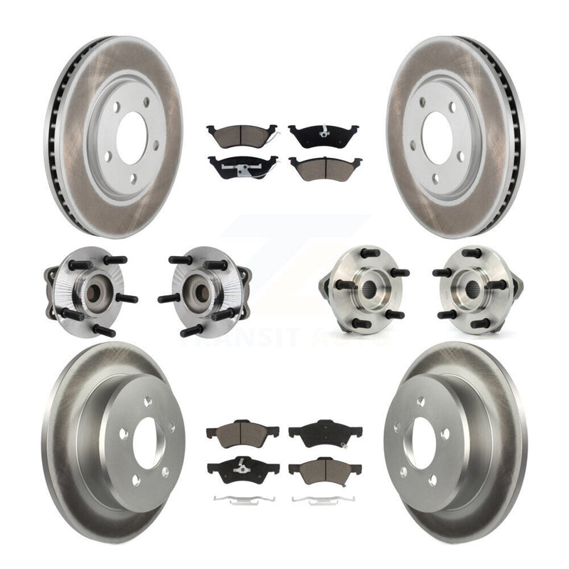 Transit Auto KBB-120818 Wheel Bearing and Hub Assembly for 2004-2005 Dodge Grand Caravan, Chrysler Town & Country - Front and Rear product image