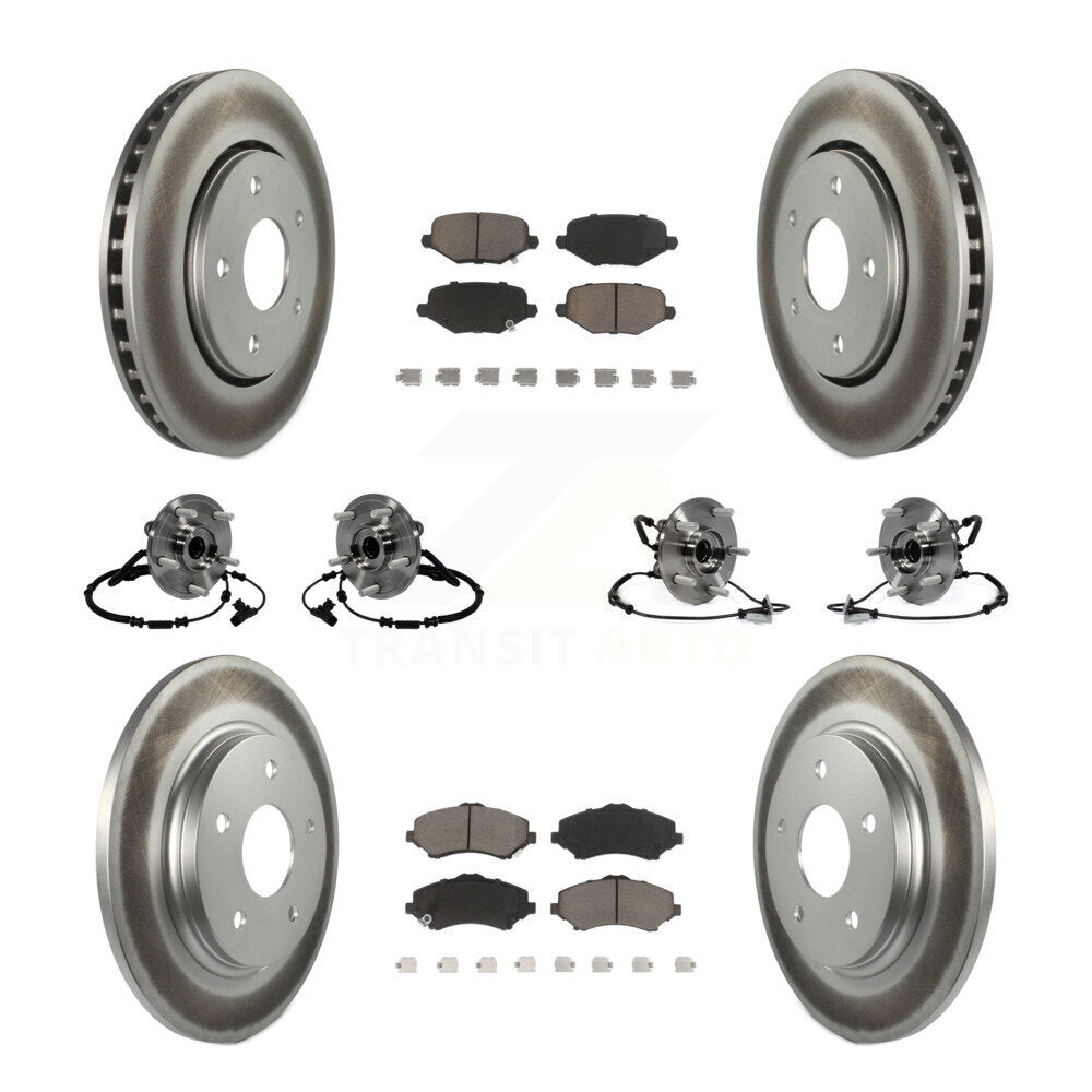 Transit Auto KBB-120819 Wheel Bearing and Hub Assembly for 2012-2016 Chrysler Town & Country, Dodge Grand Caravan, Ram C/V & more - Front and Rear product image
