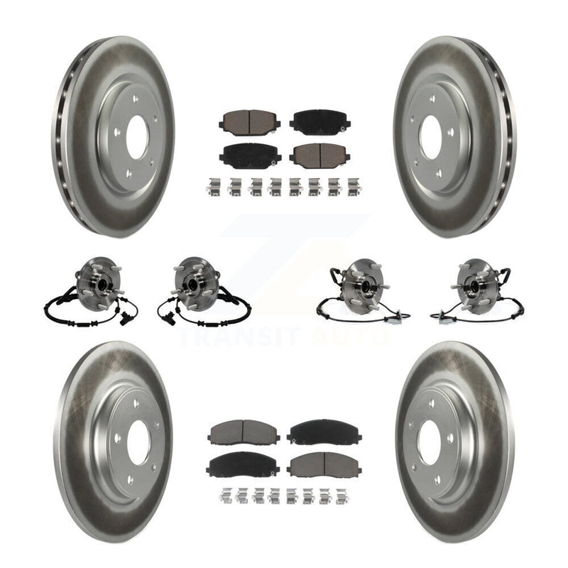 Transit Auto KBB-120820 Wheel Bearing and Hub Assembly for 2012-2020 Dodge Grand Caravan, Volkswagen Routan, Chrysler Town & Country & more - Front and Rear product image