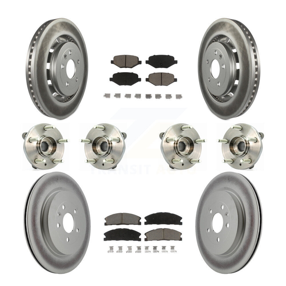 Transit Auto KBB-120833 Wheel Bearing and Hub Assembly for 2012-2019 Ford Taurus, Lincoln MKT, Lincoln MKS & more - Front and Rear product image